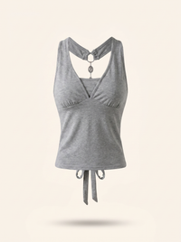 Cannes Bow Halter Top