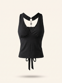 Cannes Bow Halter Top
