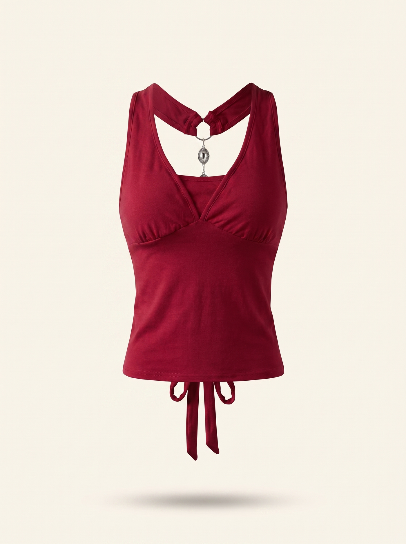 Cannes Bow Halter Top