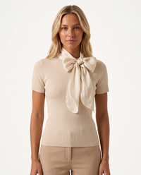 Bow Knit Tee