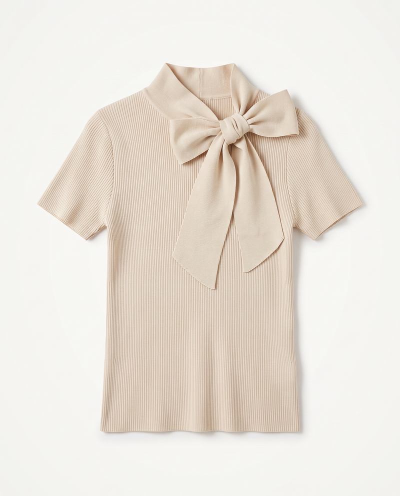 Bow Knit Tee